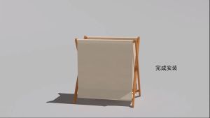 [SG Stock] Foldable Laundry Basket Laundry Bag Canvas Storage Basket Water Resistant Toys Storage Muji Minimal style