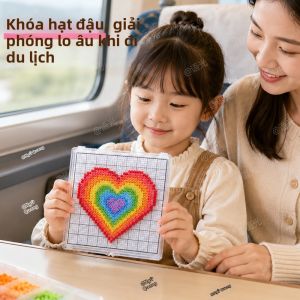 YUGUANG | Anti-Spillage & Dust-Proof Large Storage Box for Unfinished Bean Art