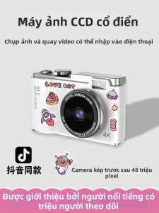 Aitamei | Máy Ảnh CCD Phong Cách Cổ Điển cho Học Sinh Trẻ Em Đôi Camera Tự Sướng HD Vlog