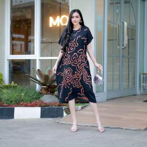 DASTER VIRAL DASTER LINNUFIE BAHAN SANTUNG KANCING DEPAN AMAN BUAT BUSUI MURAH MERIAH