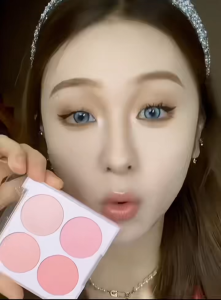 บรัชออน บลัชออน 4 สี บลัชออนโทนส้ม บลัชออน ปัดแก้ม บลัชออนพาเลท เป็นธรมมชาติ แบบแมท สไตล์เกาหลี สีสวย ทนนานและกันน้ำได้ดี Blusher