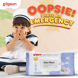 PIGEON Baby Wipes Moisturizing Cloths 70pcs/pack
