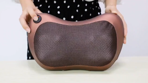Gối Massage Cổ Vai Gáy Có Tia Hồng Ngoại 8 Bi 2 Chiều Cao Cấp Thư Giãn Giảm Mệt Mỏi
