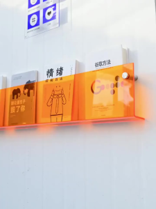 Acrylic Shelf Wall Book Shelf Home Decor Floating Hanging Shelves Display Rack Wall Mount