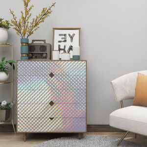 60x200cm Bling Bling Wallpaper for Wall Table Door Cabinet Cupboard Wardrobe Refrigerator Waterproof Fancy Self Adhesive Wallpaper Thicken Glossy Shiny Room Wall Sticker Wrapper