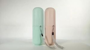 ANTI DUST PORTABLE TOOTHBRUSH HOLDER TRAVEL TOOTHBRUSH STORAGE CUP CASE BEKAS BERUS GIGI 旅游牙刷收纳盒 - HOME & LIVING