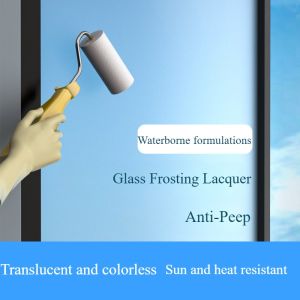 Roller Brush Glass Frosting Paint Metallic Paint Home Moisture Resistant Construction Easy Shading Fast Drying Translucent