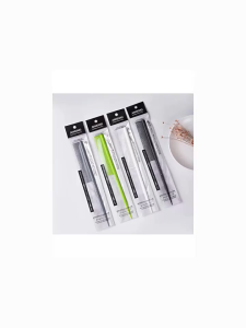 1pcs Professional Barber Hairy Pointed Tail Hair Brush Rat Tail Styling Comb Anti Slip Handle Makeup Artist Disc Comb