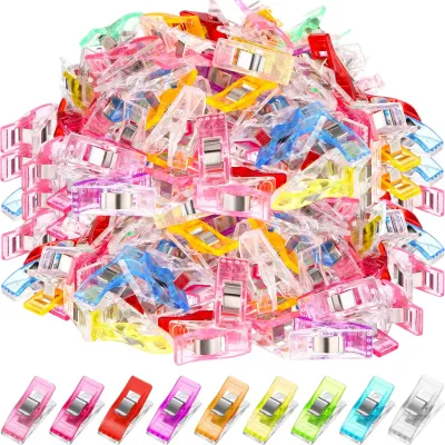 Multipurpose Sewing Clips Assorted Colors Pack of 10Small