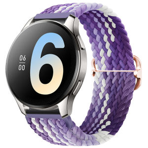 Precision Woven Elastic Nylon Bracelet for Vivowatch3 Smart Sports Watch GT Buckle Adjustable 42/46mm Replacement Band Non Original