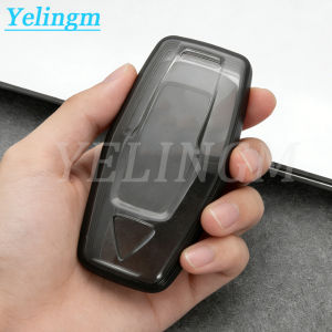 Transparent TPU Auto Shell Fob Holder for Mitsubishi Outlander 2022 2023 2024 Car Key Cover Case Keyless Protector Accessories