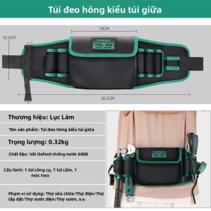 Greener | Túi Dụng Cụ Đeo eo Bền và Di Động
