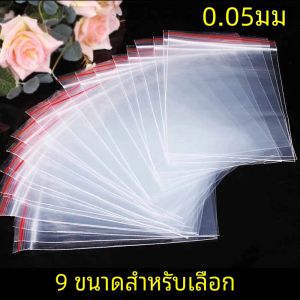 100 ชิ้น/แพ็คขนาดเล็กซิปล็อคถุงพลาสติก Reclosable โปร่งใสกระเป๋ารองเท้ากระเป๋าสูญญากาศกระเป๋า Poly Clear กระเป๋าความหนา 0.05 มม.