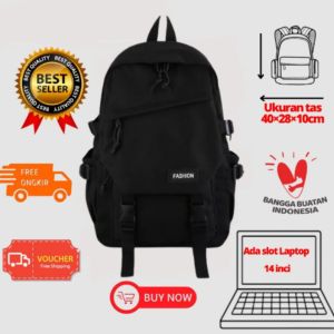 Tas Gendong Pria Tas Sekolah Pria Tas Sekolah Wanita I BnackPack Kekinian Populer 2022 Dijamin Bagus Kualita  Premium Trendy Cad Free ongkir Se-Indonesia