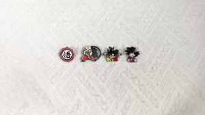 Bandai | Huy Hiệu Tráng Men Phong Cách Manga Cổ Điển Dễ Thương Chất Liệu Hợp Kim Kẽm Dùng Trang Trí Áo Khoác Quà Tặng Cho Fan Anime.