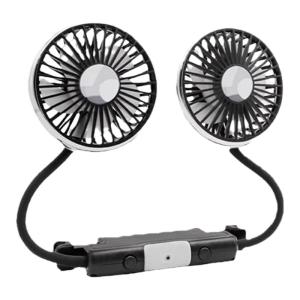 Rear Seat Dual Head USB Car Fan