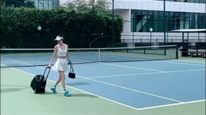 Pusun tennis ball machine PT-Smart APP Control Portable Tennis Ball Machine Sparring Machine Automatic Ball Machine 网球发球机 网球训练机