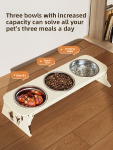 WEIMEIYUAN | Anti-Tip Pet Bowl Stand for Cats and Dogs Small Size