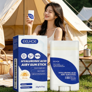 EELHOE | EELHOE Hyaluronic Acid Sun Stick UV Protection Moisturizing Skin Refreshing Finish Waterproof Sweatproof Gentle Airy Sun Stick