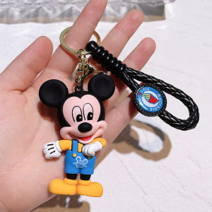 Disney | Disney Cartoon Mickey Minnie Donald Daisy Soft Key Charm Couple Backpack Pendant Cute Girls Xmas Present