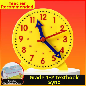 JIFANPAUL | Montessori Math Clock Educational Toy for Time Recognition
