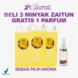 LARASSANTI - Beli 3 Minyak Zaitun 1 Liter Dapat 1 Parfum Bebas Pilih