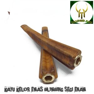 pipa once sedotan varian kayu kelor emas asli dan original Fs66