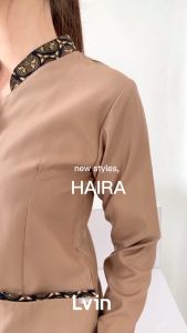 Lvin Baju Seragam Suster Haira Batik Series Lengan Panjang / Nanny Uniform / Seragam Klinik / Baju Jaga Oka / Seragam Perawat / Smart Fit