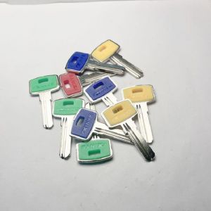 5Pcs/lot Colorful Uncut Key Blanks For PKA7 Mixed Colors Plastic Head Household Key Blank