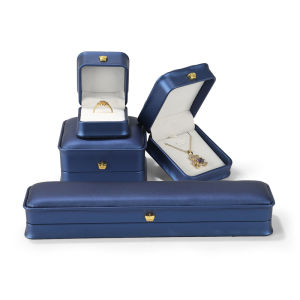 Luxury Leather Jewelry Box Wedding Ring Box Necklace Bracelet Storage Box Gift Box Fashionable Accessory Organizer