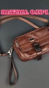 Handbag Kulit PU Polo Amstar Multi Fungsi Tas Selempang Bahu Clutch Bag Tas Tangan Dompet