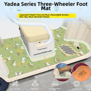 Shiny Electric Tricycle Footpad