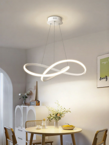 HUIPU ZHAOMING | Sleek Modern Dining Pendant Light Round Ring