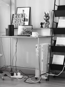 Under Desk Cable Management Tray No Punching Wire Management Rack Socket Extension Holder for Home Office