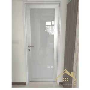 Aluminium Swing Door with Acrylic Panel