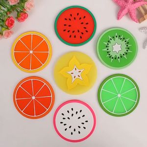 Miếng Lót Cốc Lót Ly  Hình Lát Hoa Quả - Trái Cây C6 (Tùy Chọn) CDS1508