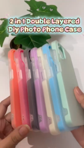 2in1 Candy Macaron Color Double Layered Phone Case for Infinix Hot 50 pro plus hot 60 pro plus hot 60i smart 10 plus smart 8 smart 9 hot 40i hot 50i (PHOTO NOT INCLUDED)