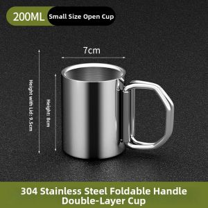 WEIMEIYUAN | Portable Outdoor Water Cup with Foldable Handle