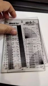 5Type / Set [Model: 5P-dotgauge] Gauge Point Gauge Transparent Film Stain Card Comparison Card Stain Crack Contrast PET Dot Line Surface Quality Inspection