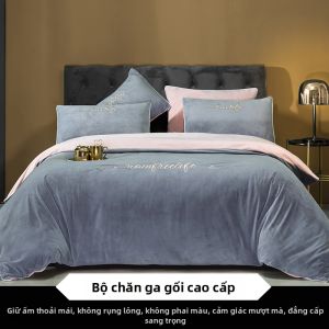shui yang | Bộ 4 Miếng Vải Nhung Hai Mặt Đầy Đặn