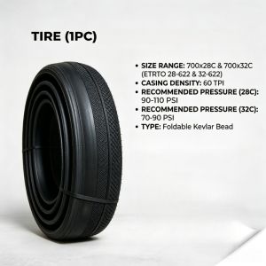 1PC 700c Road Bike Tire 700x28C 700x32C Foldable Bicycle Tyre Lightweight 60TPI Clincher Urban Gravel Cycle Parts High Grip