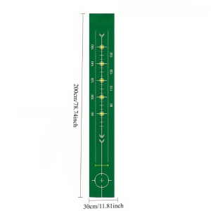 Thảm Tập Đánh Gôn Trong Nhà VIKAMA Thảm Tập Luyện Di Động Green Aim Line Thảm Trải Sàn Thể Thao Tại Nhà Chống Trơn Trượt Chống Phai Màu Cho Người Lớn