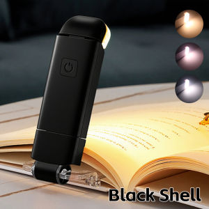 LED Clip Reading Book Light Portable USB Rechargeable Eye Protection Night Lights Night Reading Bookmark Lamps Book Lover Gift