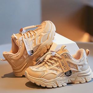 Korean Brand Kids Toddler Shoes Girls Breathable Rubber Sneakers Non-Slip Mesh Shoes For Children