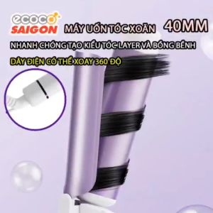 Máy uốn tóc xoăn máy làm tóc xoăn sóng tạo nếp tóc uốn xoăn 40mm