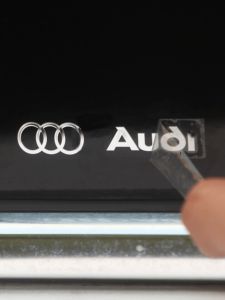 Audi A3l/A4L/A5/A6L/A7/Q2L/Q3/Q5L Interior for Retrofitting Center Console Car Stickers Metal Labeling