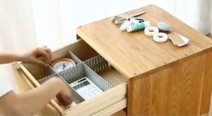 OPE 1PCS Adjustable Drawer Divider: DIY Storage Shelves & Household Organization