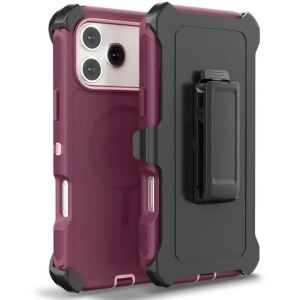 Armor Magnetic Heavy Duty Ott-Box Phone Case for IPhone 18 Pro Max 17 16 Air Defender Shockproof Anti Scratch Protective Cover