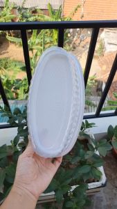 50 cái hộp F70 Nhựa Oval Đáy Trắng Hàng VN - Hộp đựng bánh các loại - Để vừa khuôn Ovan D08
