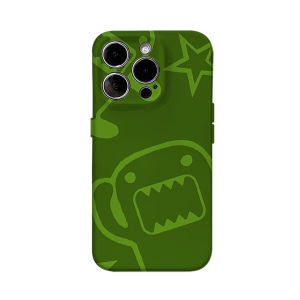 Domo Green Phone Case for IPhone 18 17 16 15 14 13 12 11 X XS XR XSMAX 7 8 Pro Max Plus Double-layer Back Cover